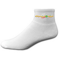 Cotton Anklet Sock with Printed Applique